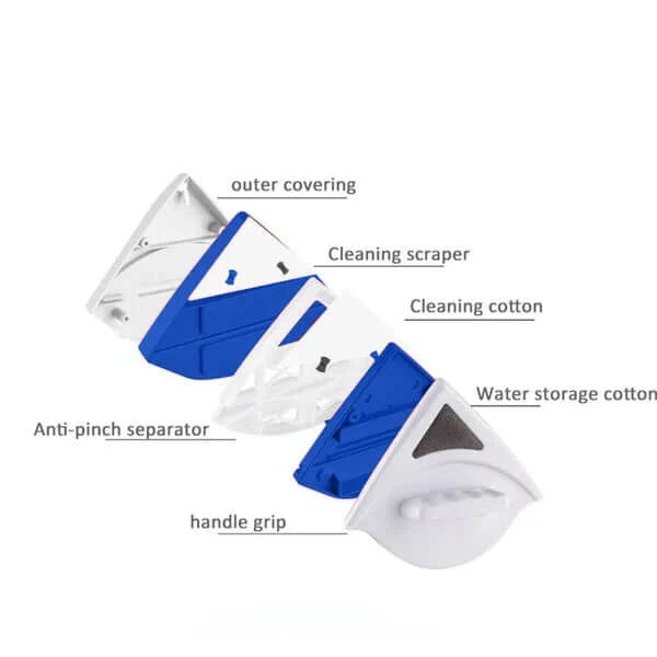 Magnetic Double-Sided Window Cleaner