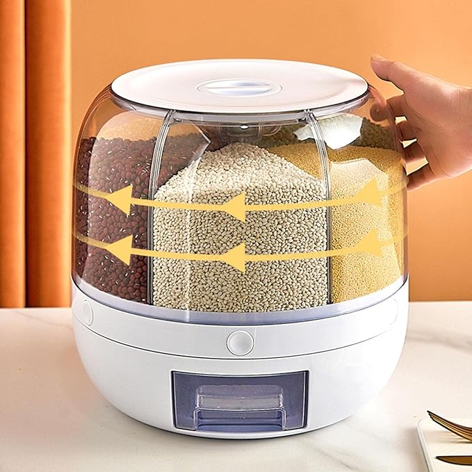 6 Grid Food Storage Dispenser